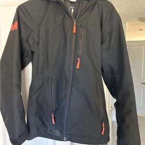 Helly Hansen Black Jacket with Orange Details